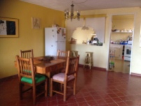 The kitchen, dining room